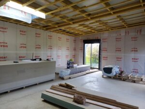 Isolation dans extension bois EURL LE MAGUER